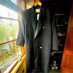 The Frankie Shop: Black Gaia double breasted, size L